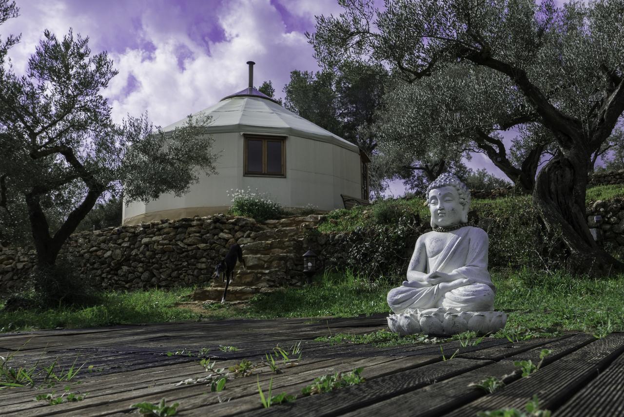 Yurta Mongola Delta Del Ebro Hotel Camarles Bagian luar foto